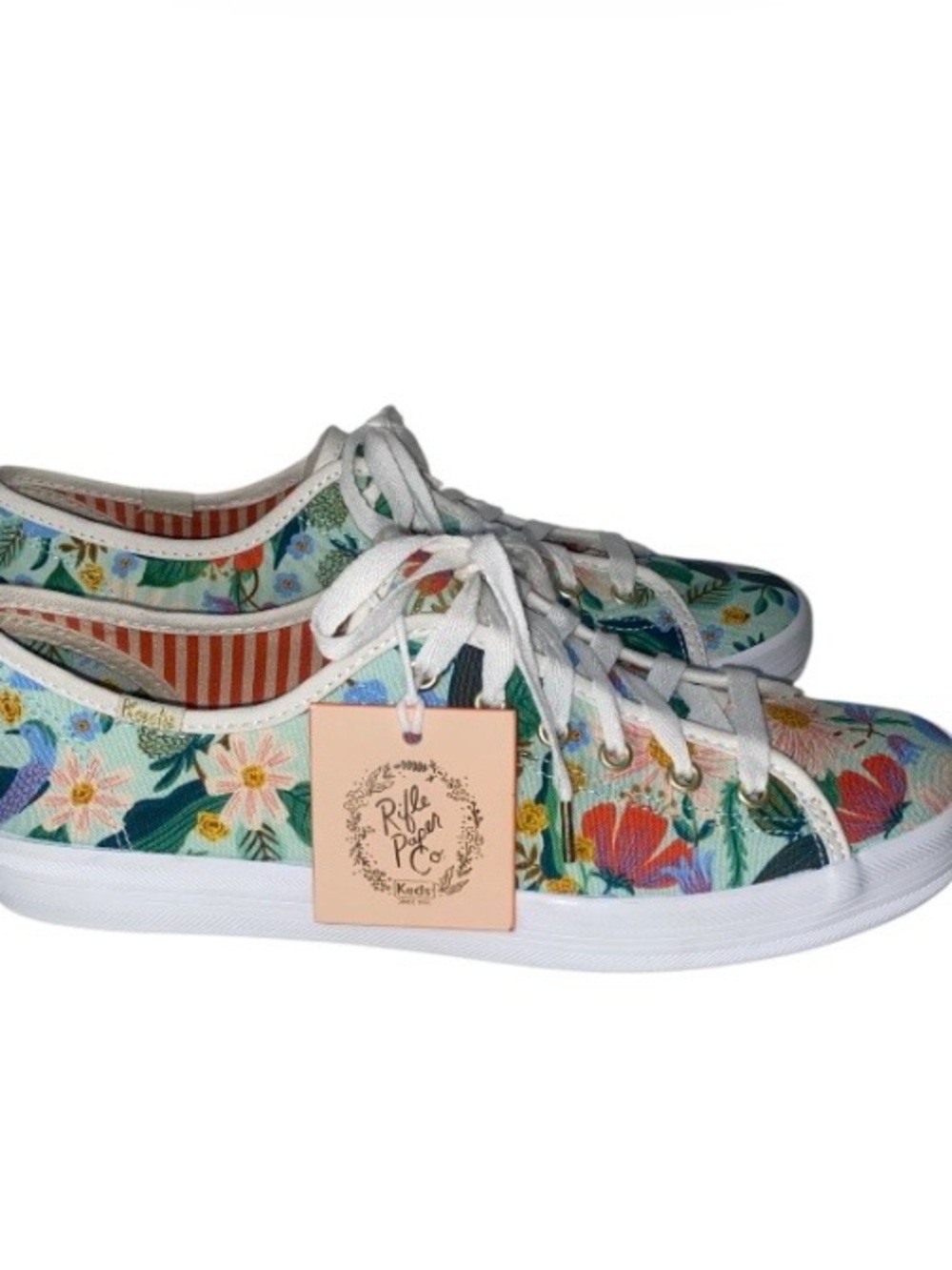 Keds x Rifle Paper Co. Dovecoat sneakers. Size 10 New